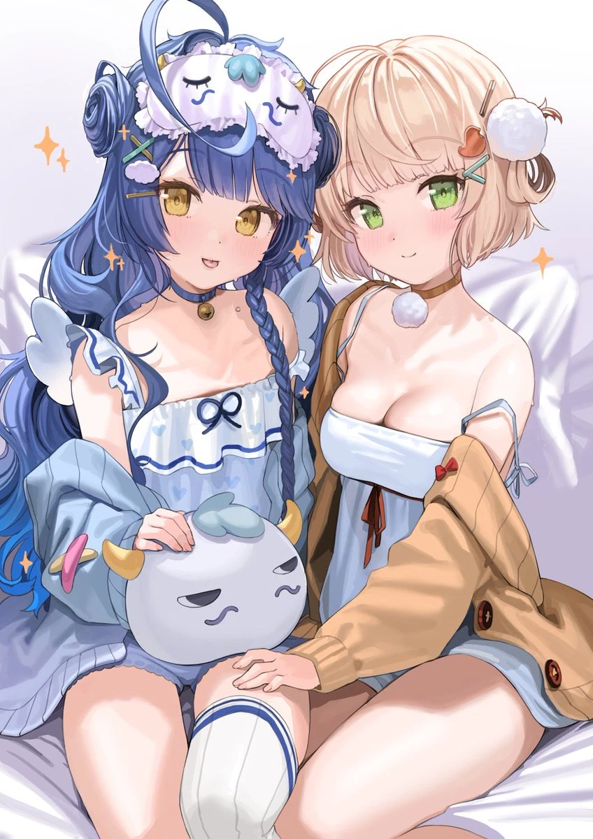 Amamiya Kokoro and Shigure Ui by Kanzarin