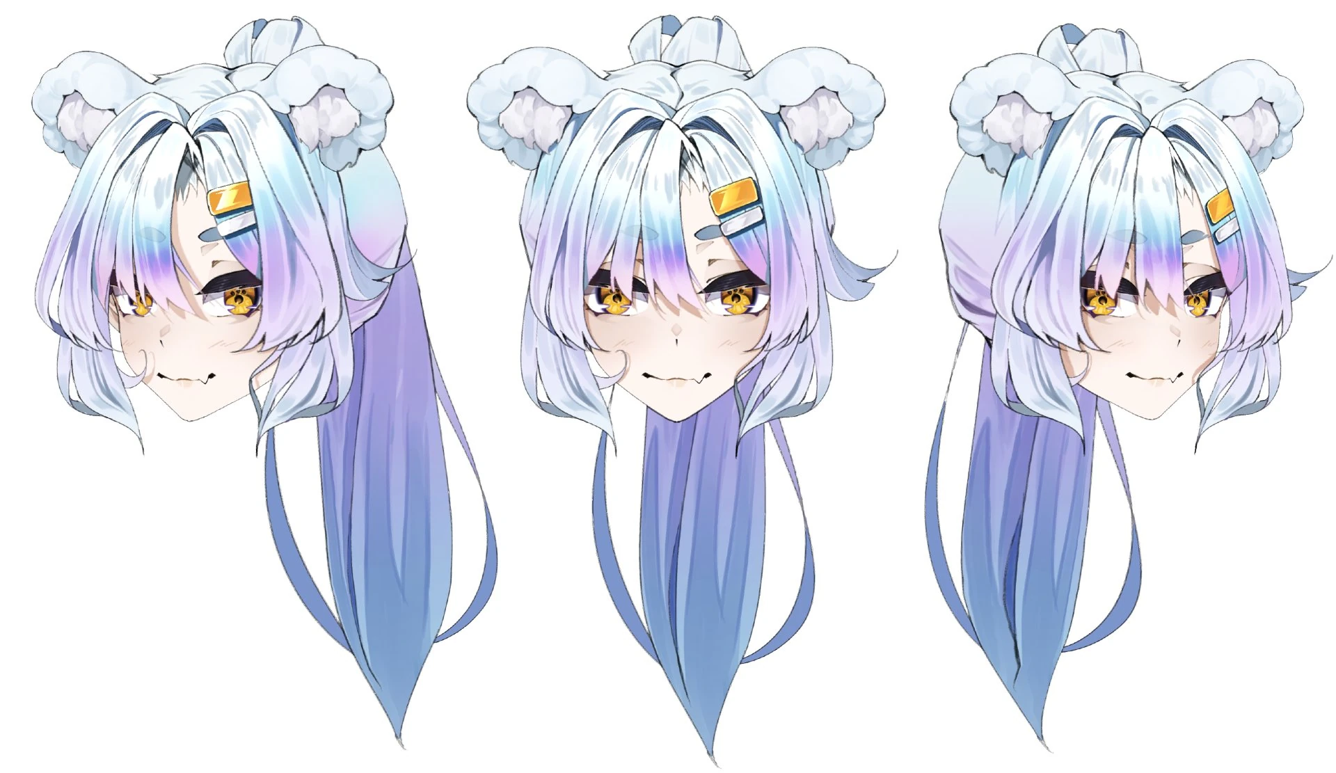 2.0 Head with Ponytail