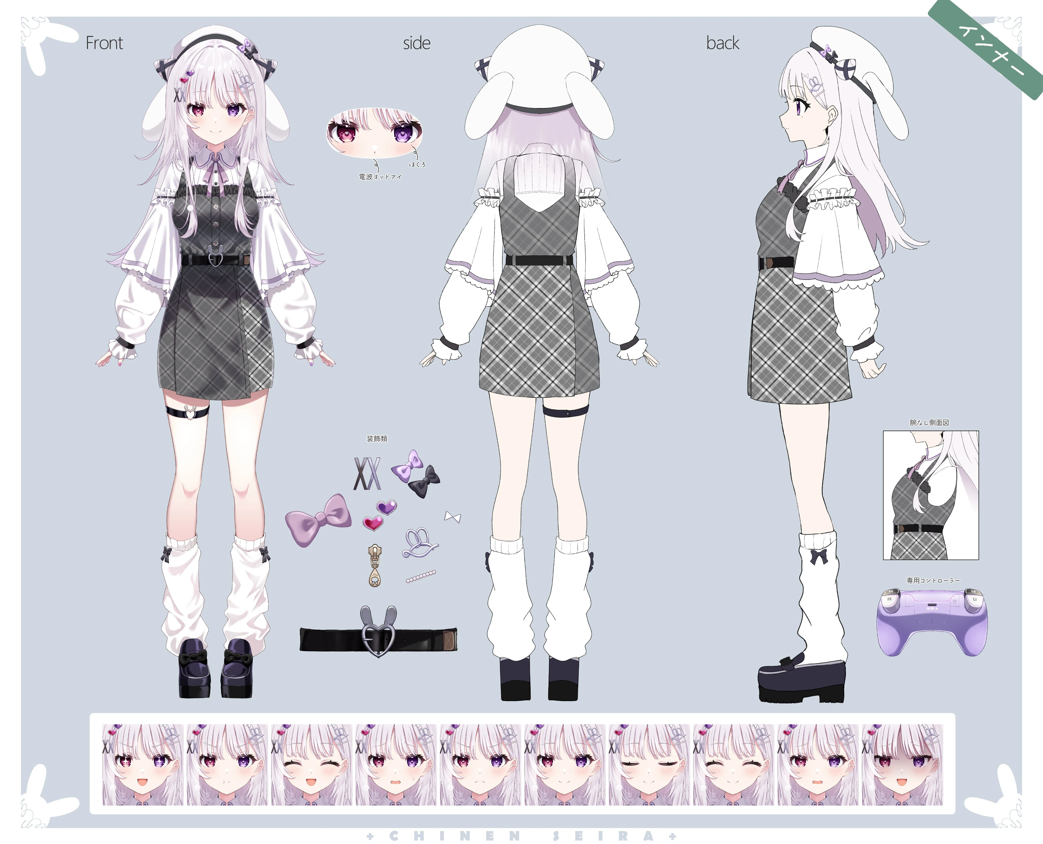 Reference Sheet Without Coat