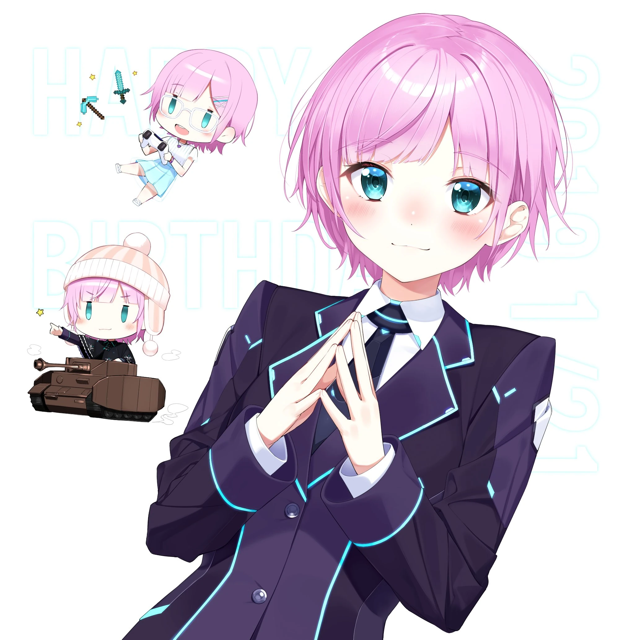 2019 Birthday Illustration by Nezumidosi
