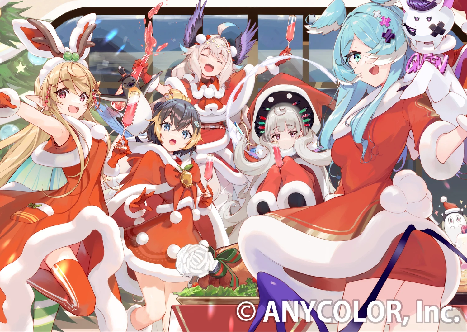NIJISANJI EN 2021 Christmas Goods Illustration<br>by Amana