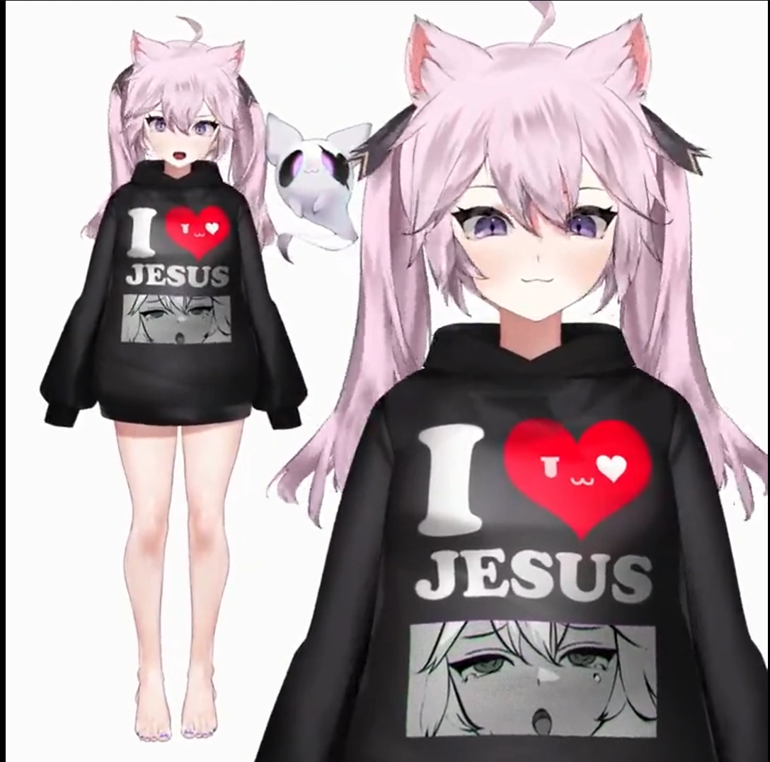 Nyanners I Heart Jesus Character Sheet by DyaRikku