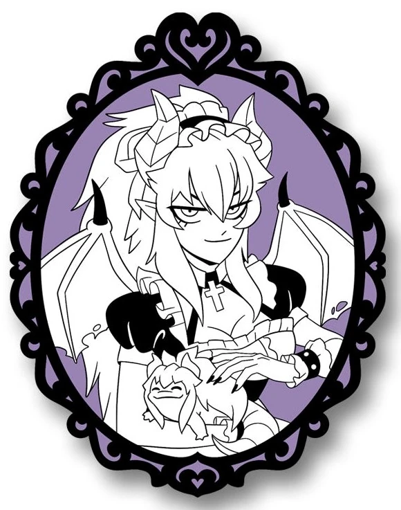 Portrait of Zentreya Pin by CalMoray