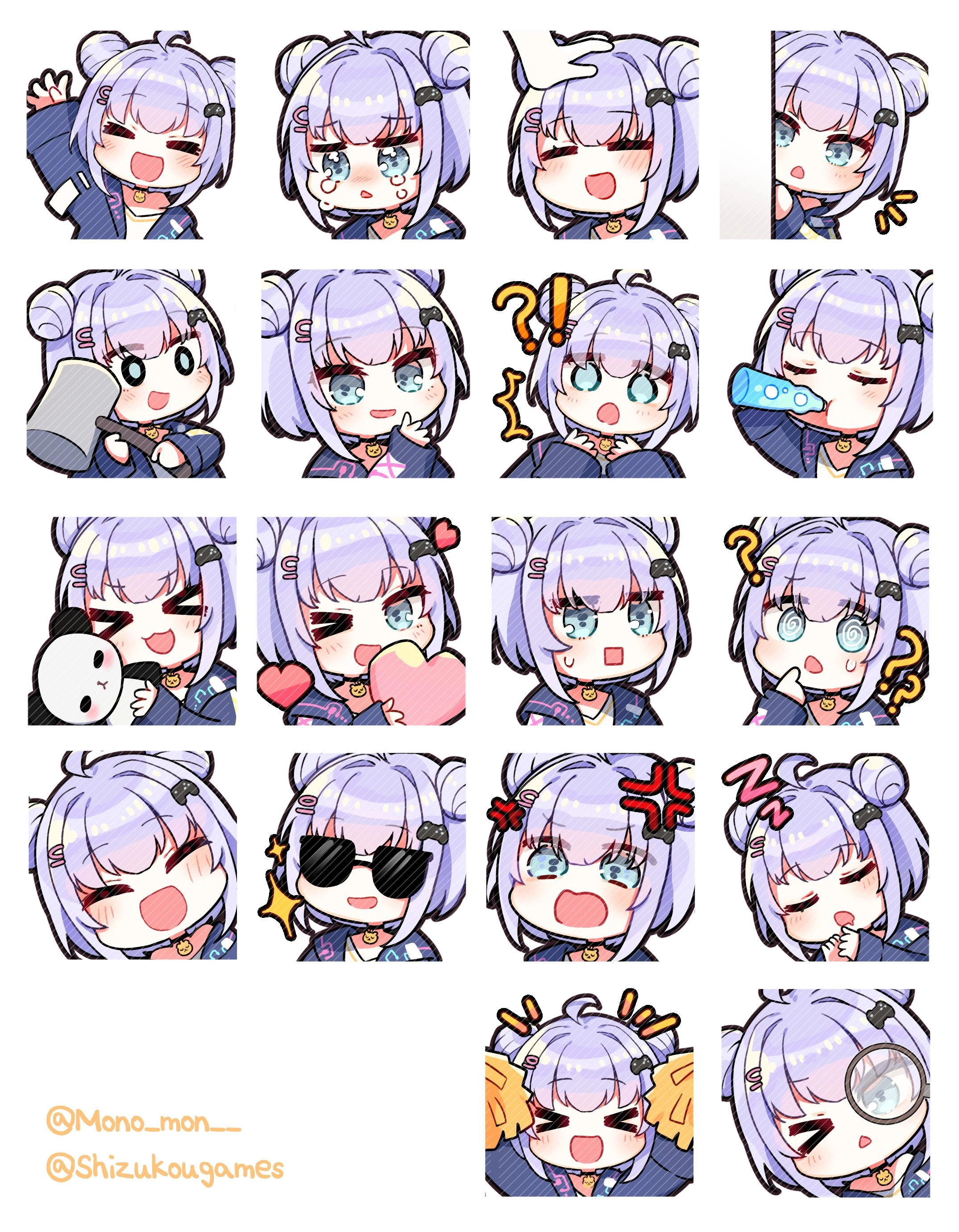 Twitch Emotes by MONO MON