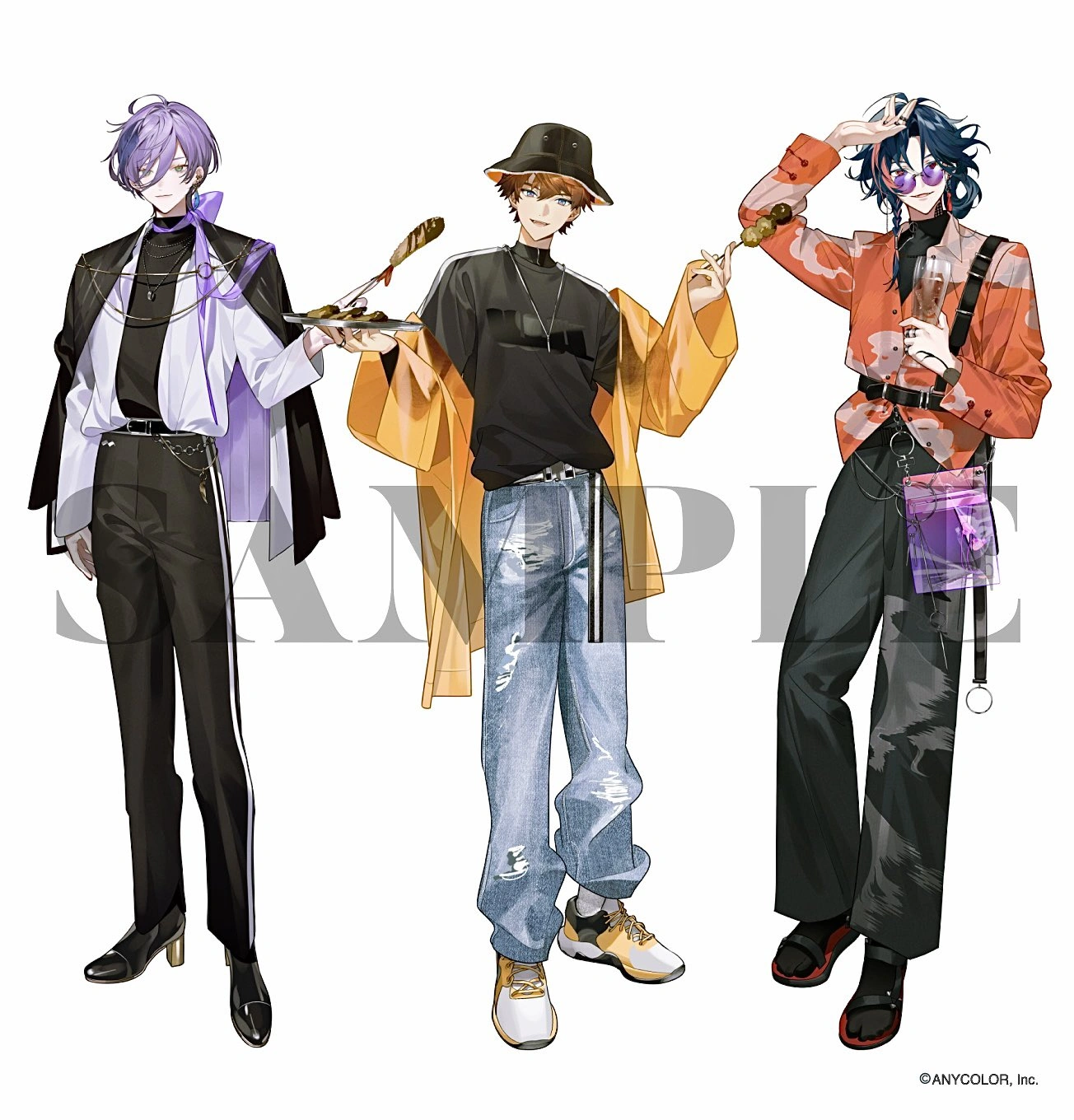 Kushikatsu Dengan Collaboration Illustration by yukko