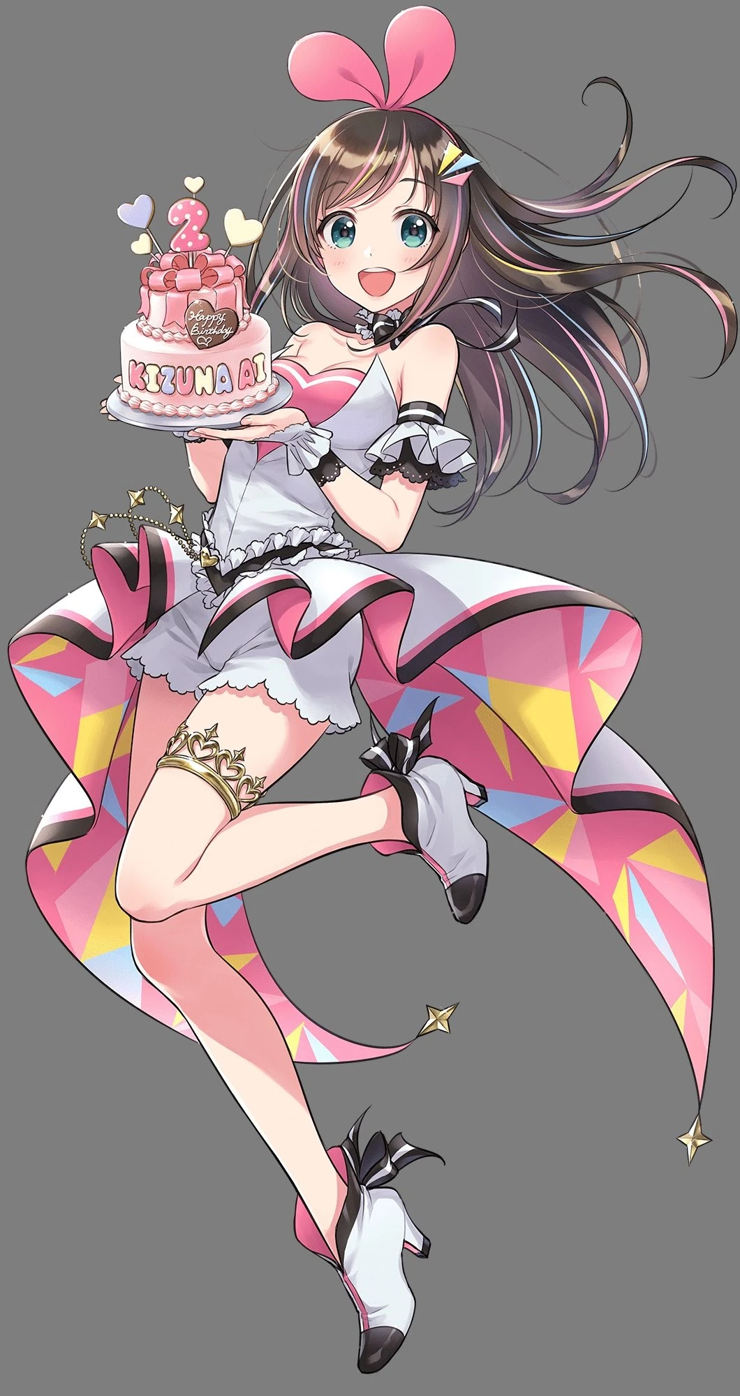Kizuna AI 2nd Anniversary outfit<br />(by Morikura En)