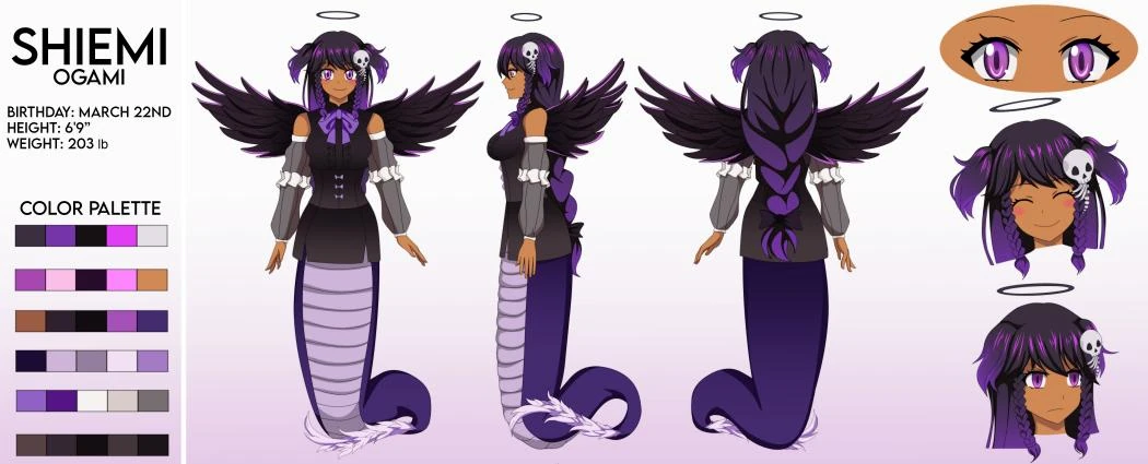 Reference sheet by Gilbert Valech
