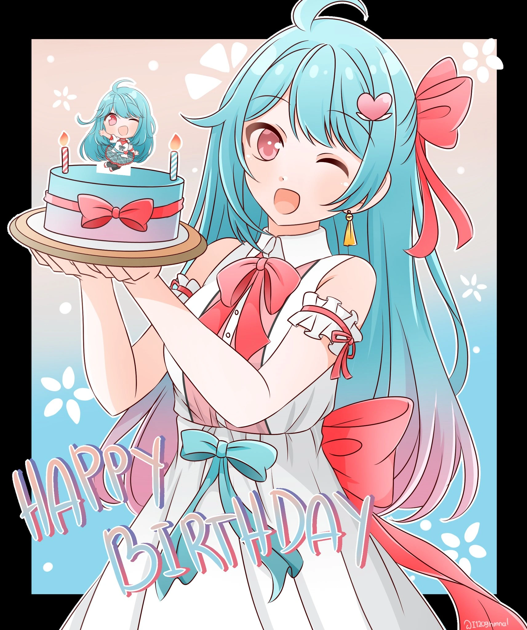 Birthday art from Nabs