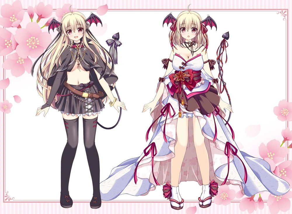 Kusunoki Sarara Default & Alternate Costume full body