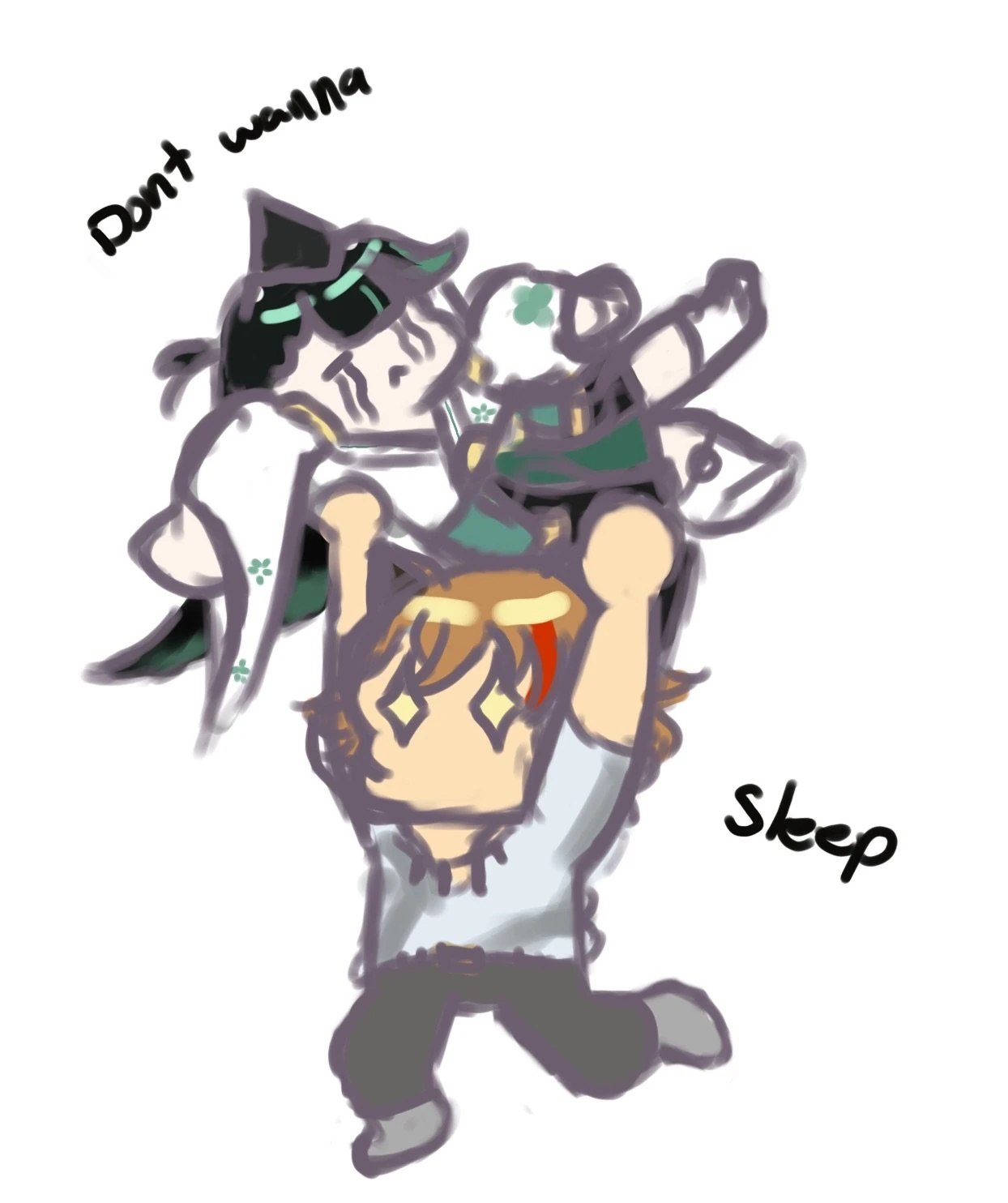 Nell and Leobel by Nell