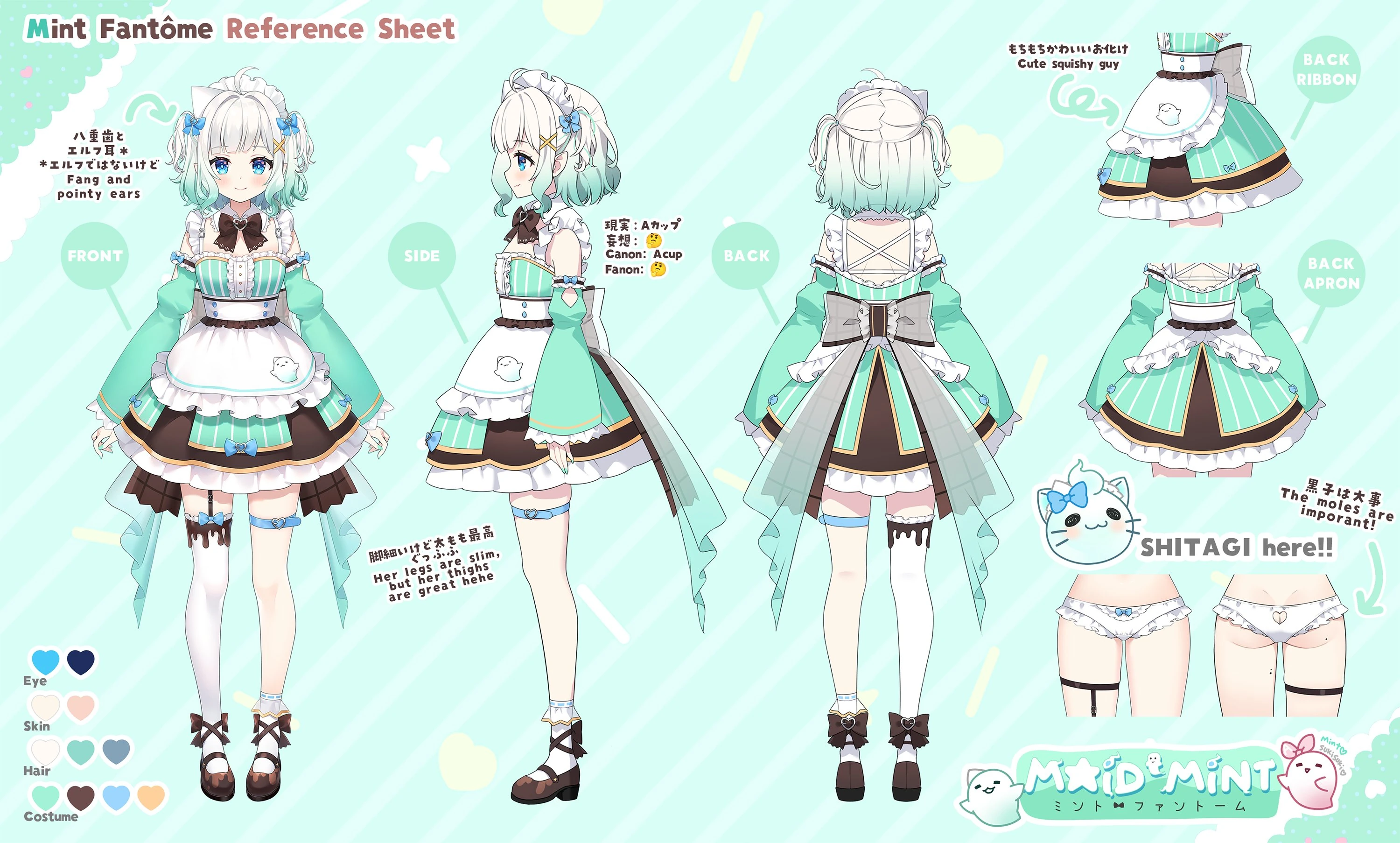 Mint Fantôme 3.0 Reference Sheet