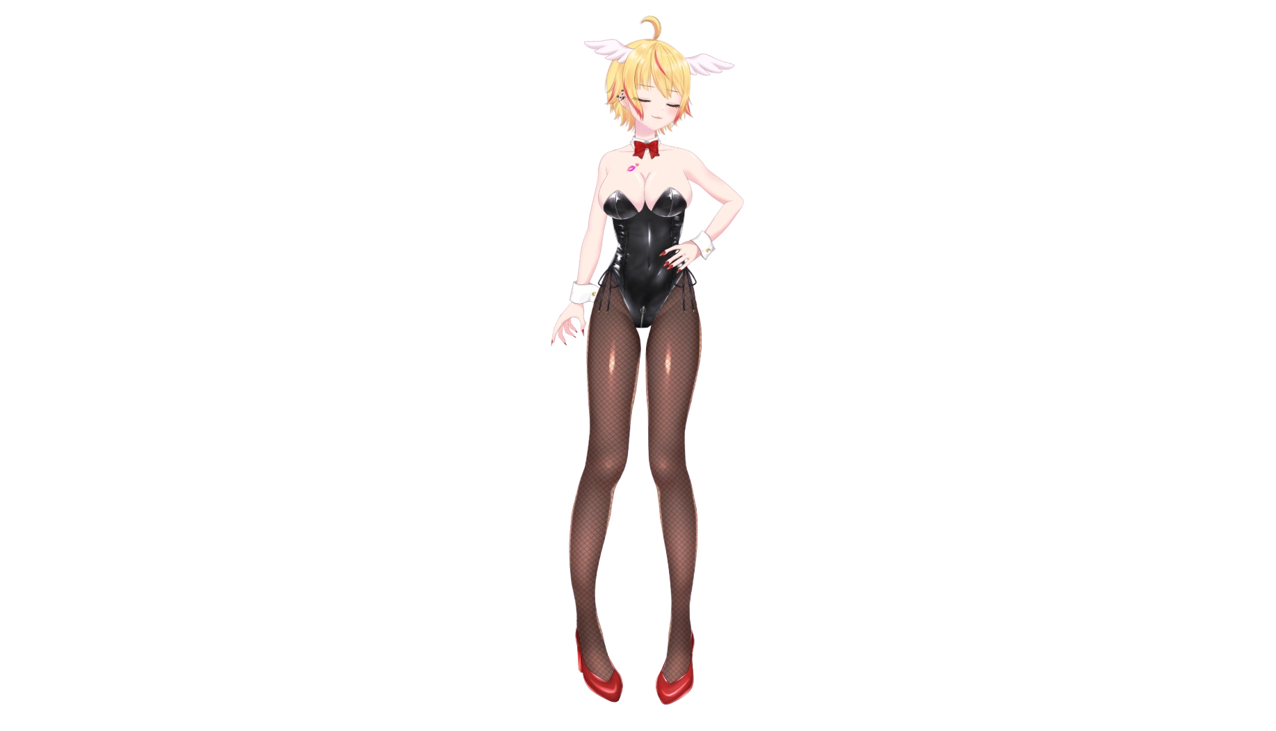 3rd Outfit, Short hairstyle.