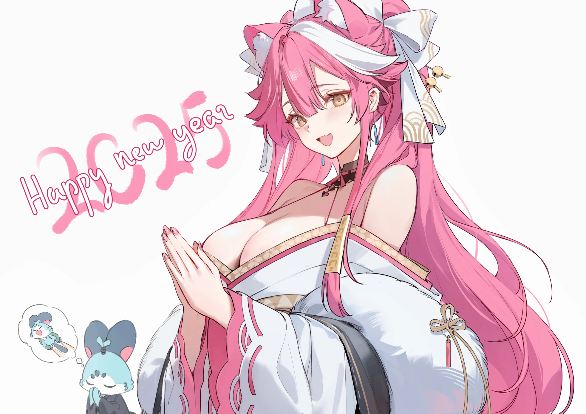 Happy New Year 2025<br>by Nekojira