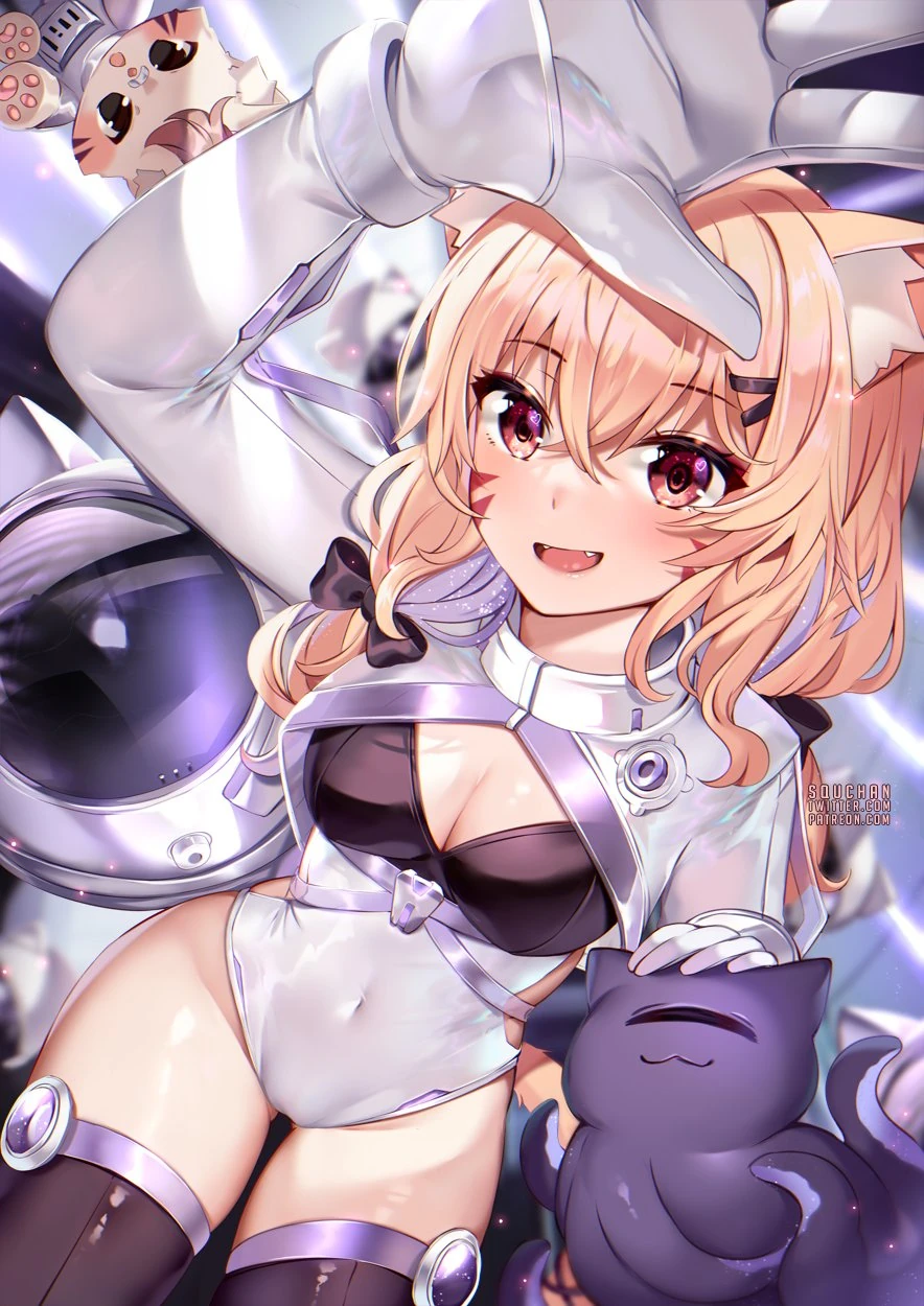 Shyrei in astronaut outfit