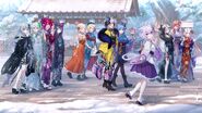 Towa's holo New Year Game Festival 2025 Okayu Team Illustration by Mochida