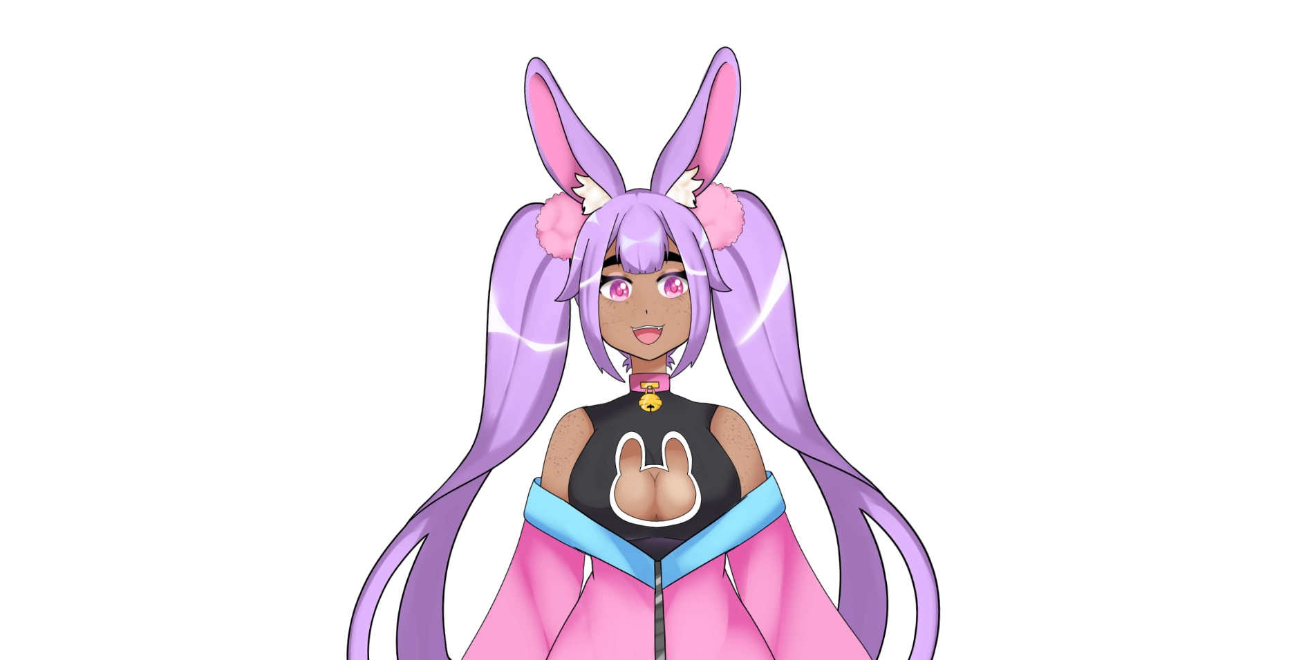 UzuriMia's old Live2D model, drawn and rigged by herself!