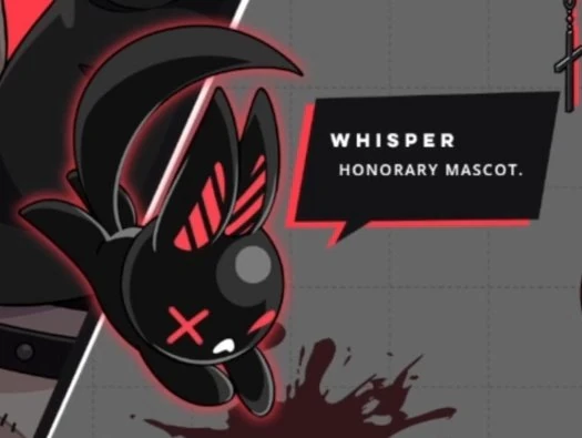 Whisperr Honorary Mascot