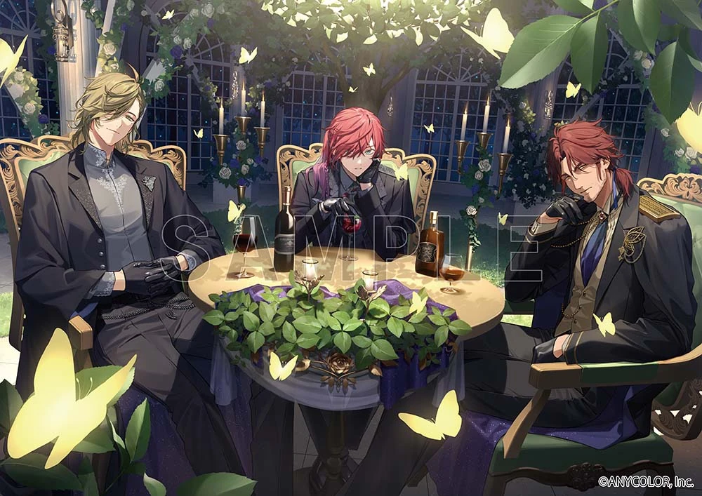 NIJISANJI x DMM Scratch "Midnight Papillon"<br>Illustration by Tsuika