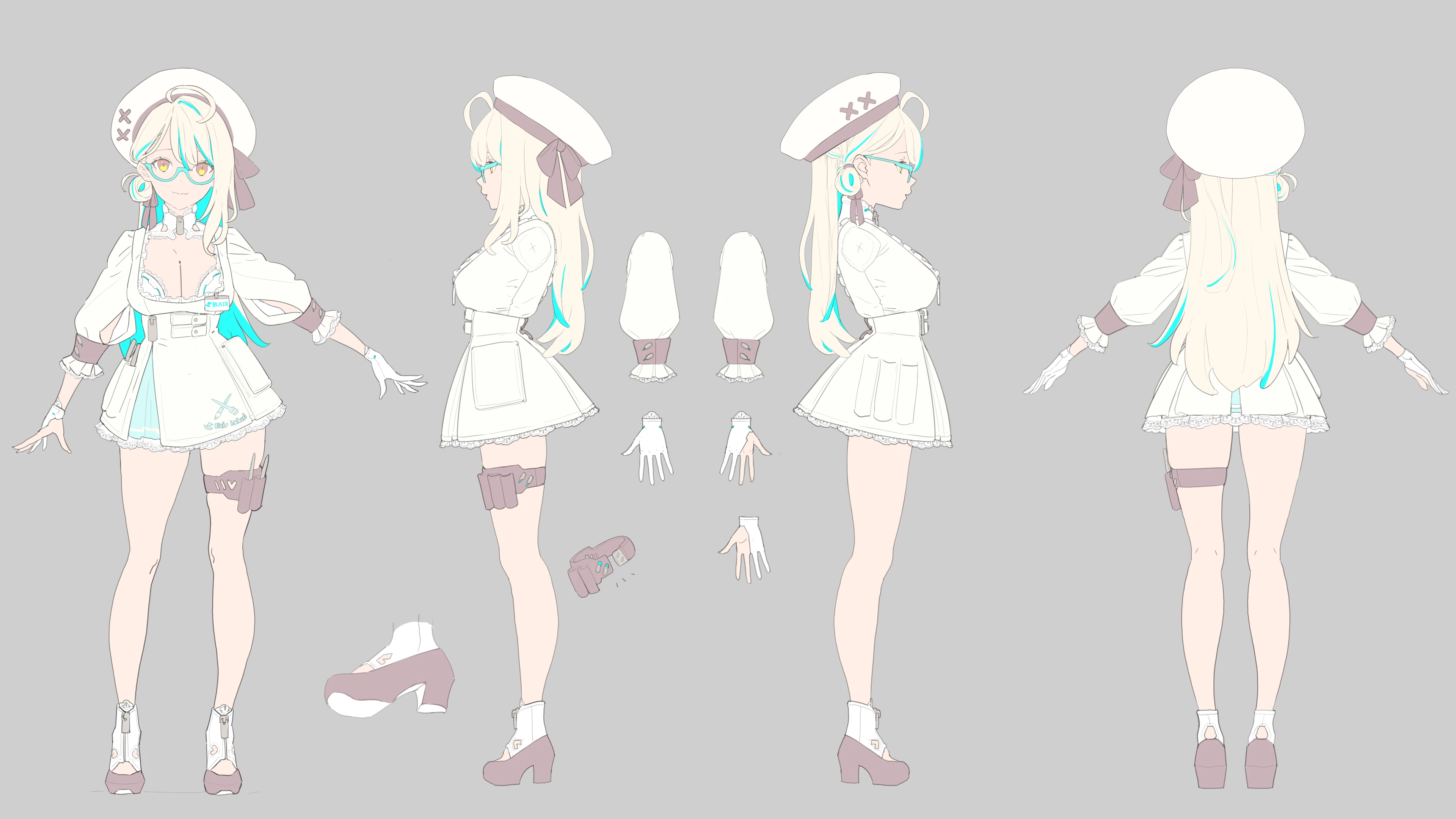 Second Outfit Reference Sheet<br>by kuro