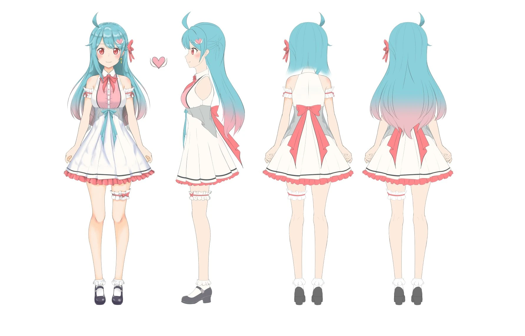 Evelyn V.2 character design