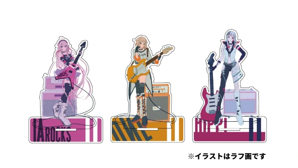 HIPPI and Aria Sisters Special Costume Acrylic Stands