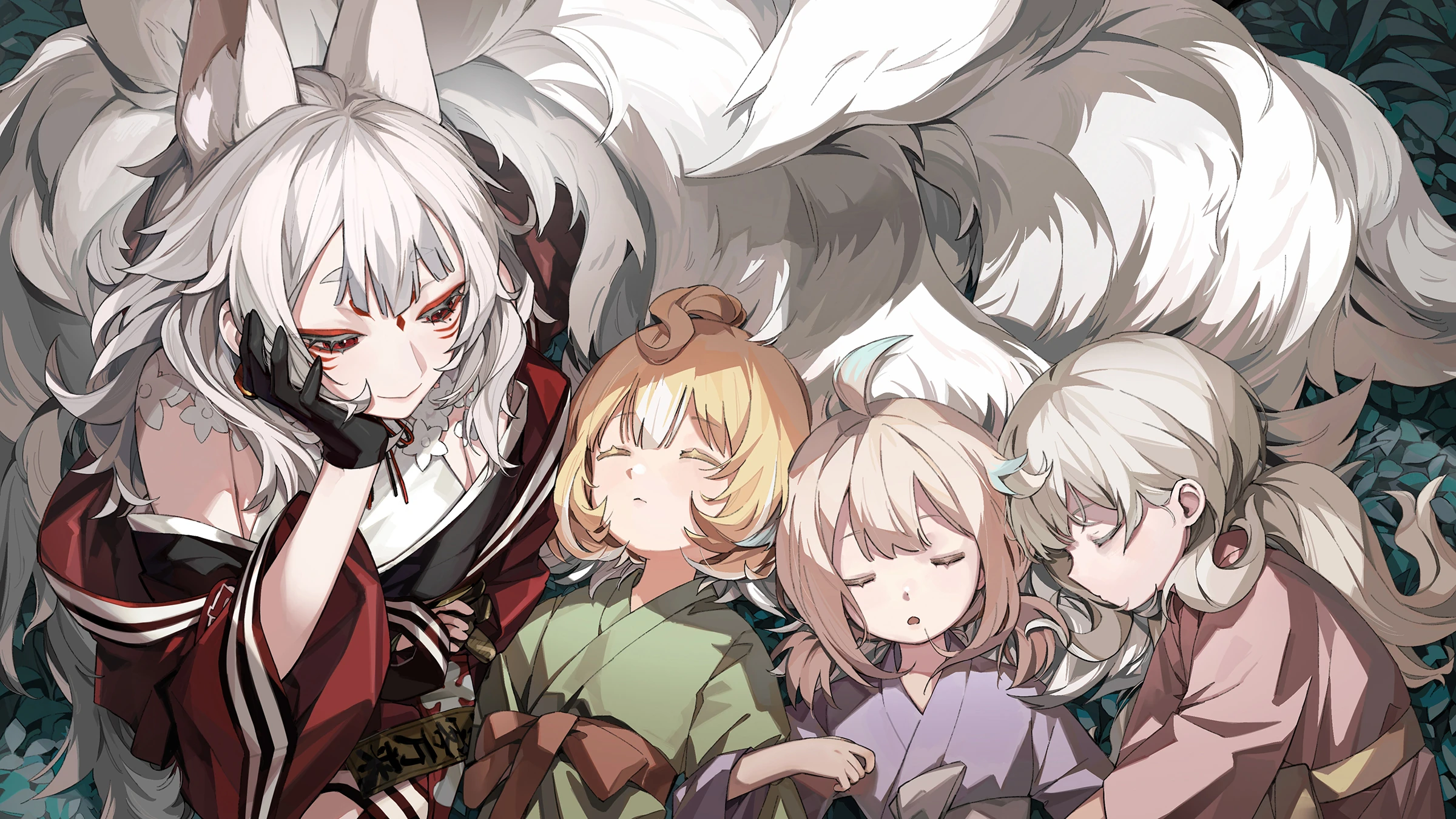 Millie Parfait The Good Child and the Fox Spirit Illustration<br>by Moonie