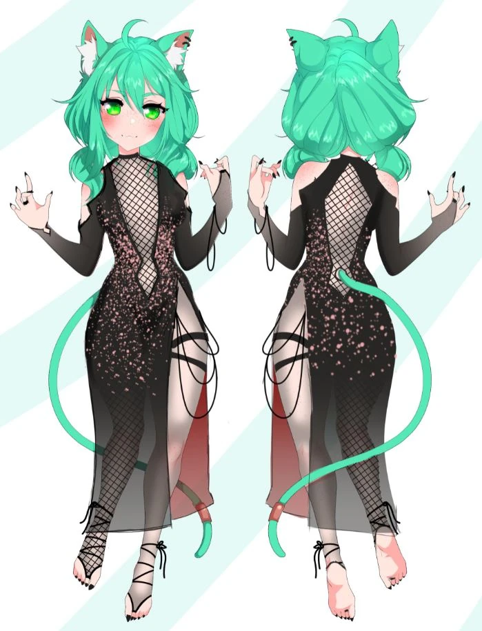 Momo's Vtuber Prom 2020 dress<br>(by Momo)