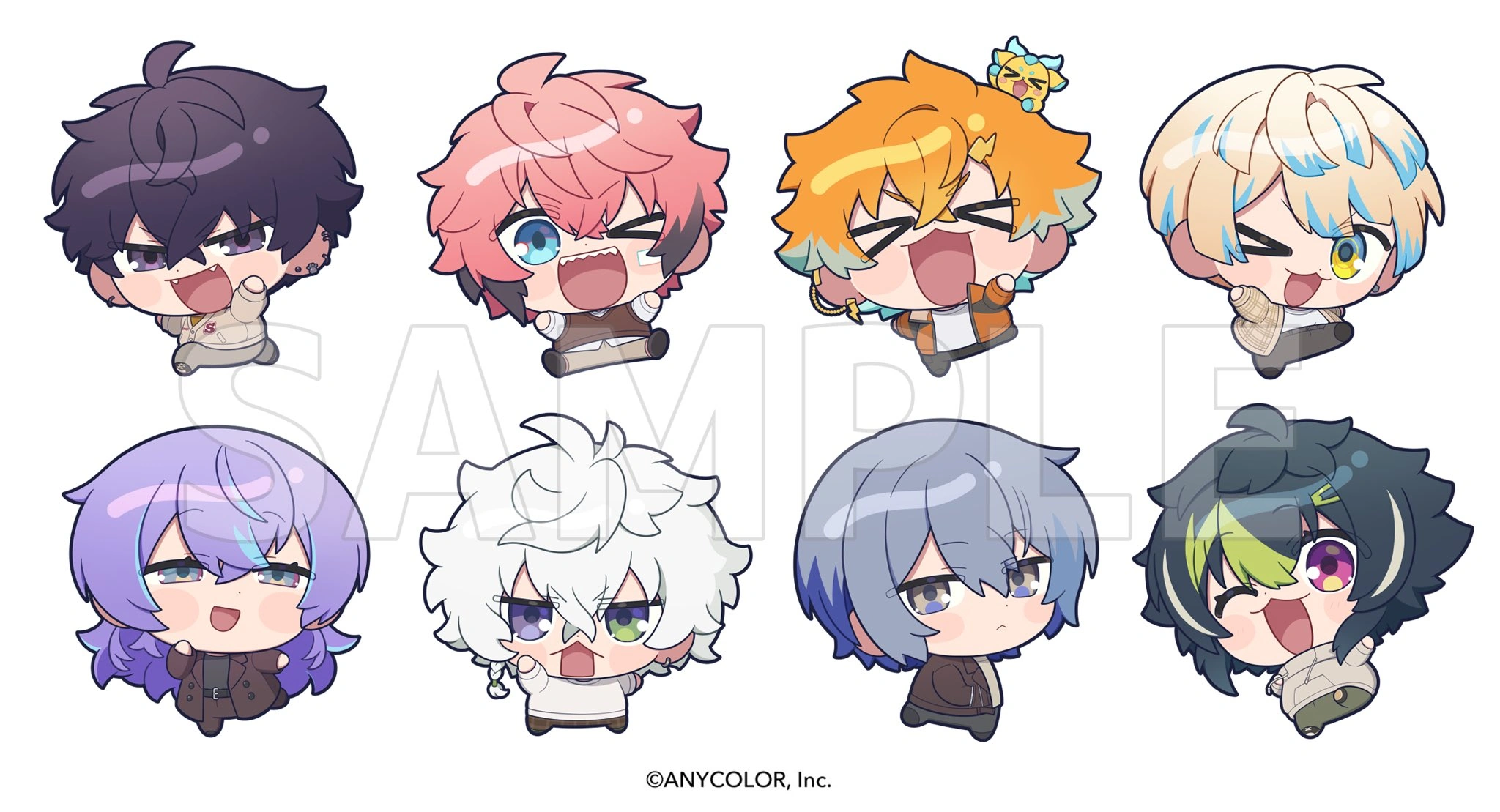 NIJISANJI x Manekineko Autumn Weather Chibi Illustration <br>by Suzuki