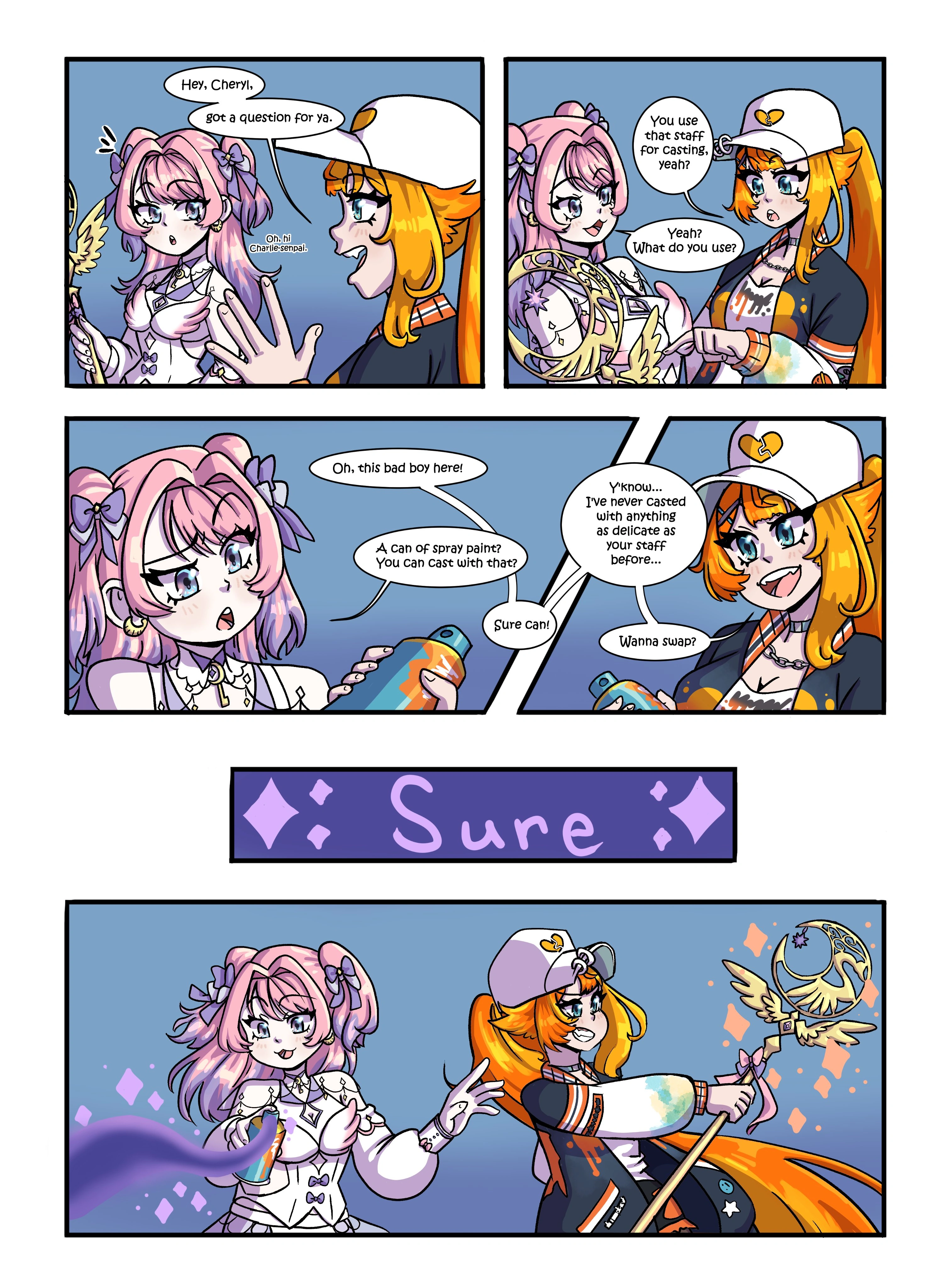by Charlie Morgan (NEXAS senpai and illustrator "sibling")