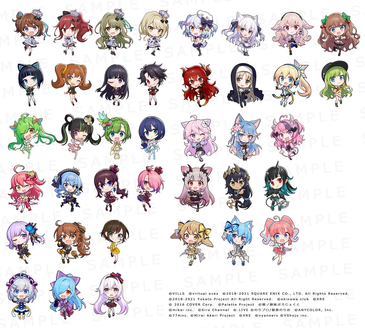 VILLS Vol. 3 Limited Edition SD Illustrations<br>by [https://twitter.com/gingatrain814/status/1468191417424310272 Kawachi Rin]