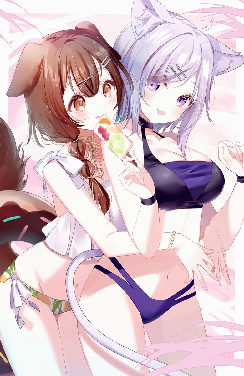 YuriTube 6 Fanbook Cover Illustration<br>by Misumi
