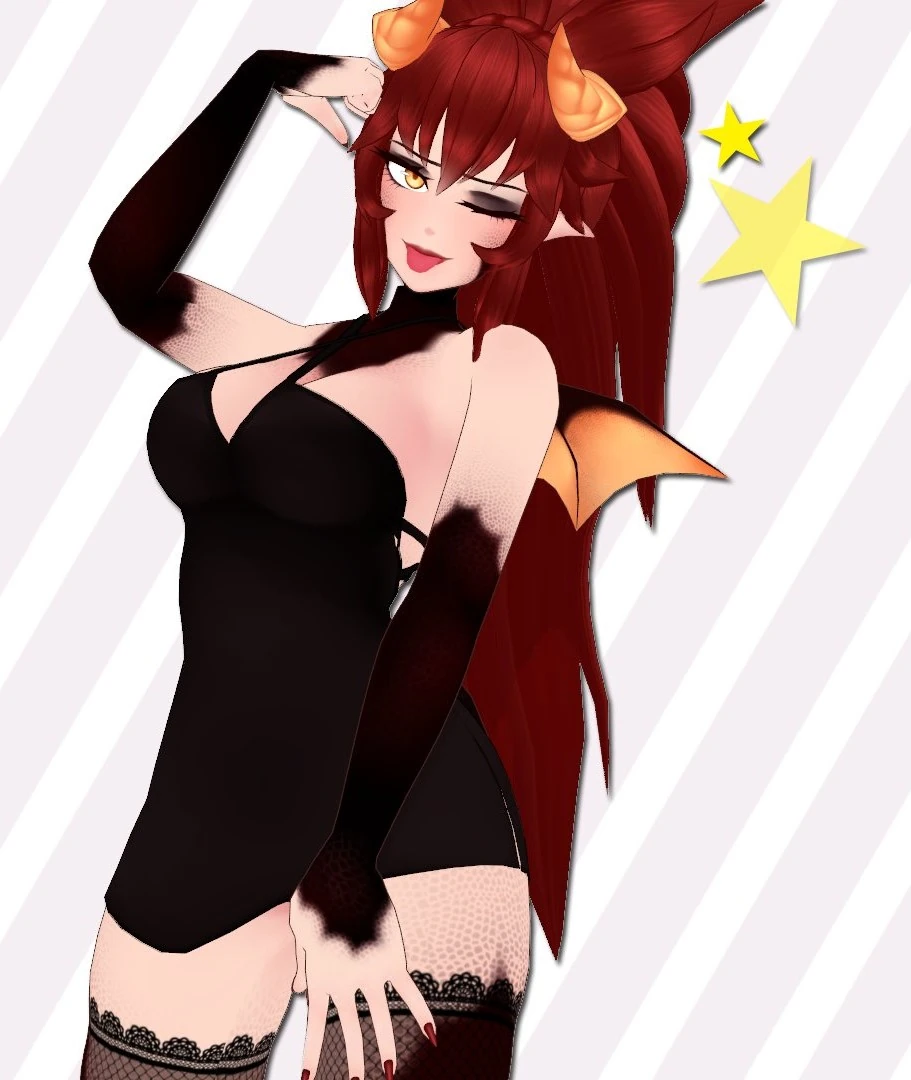Dragon Zentreya Black Dress