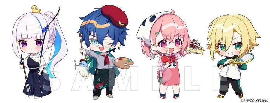 NIJISANJI x 7-Eleven Collaboration SD Illustration<br>by Yamabukiiro