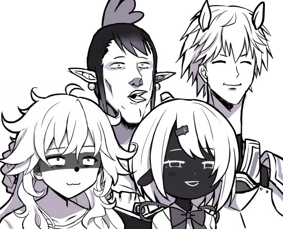 Ex Albio, Shiina Yuika, and Gibaraika<br>by Mata Nonki