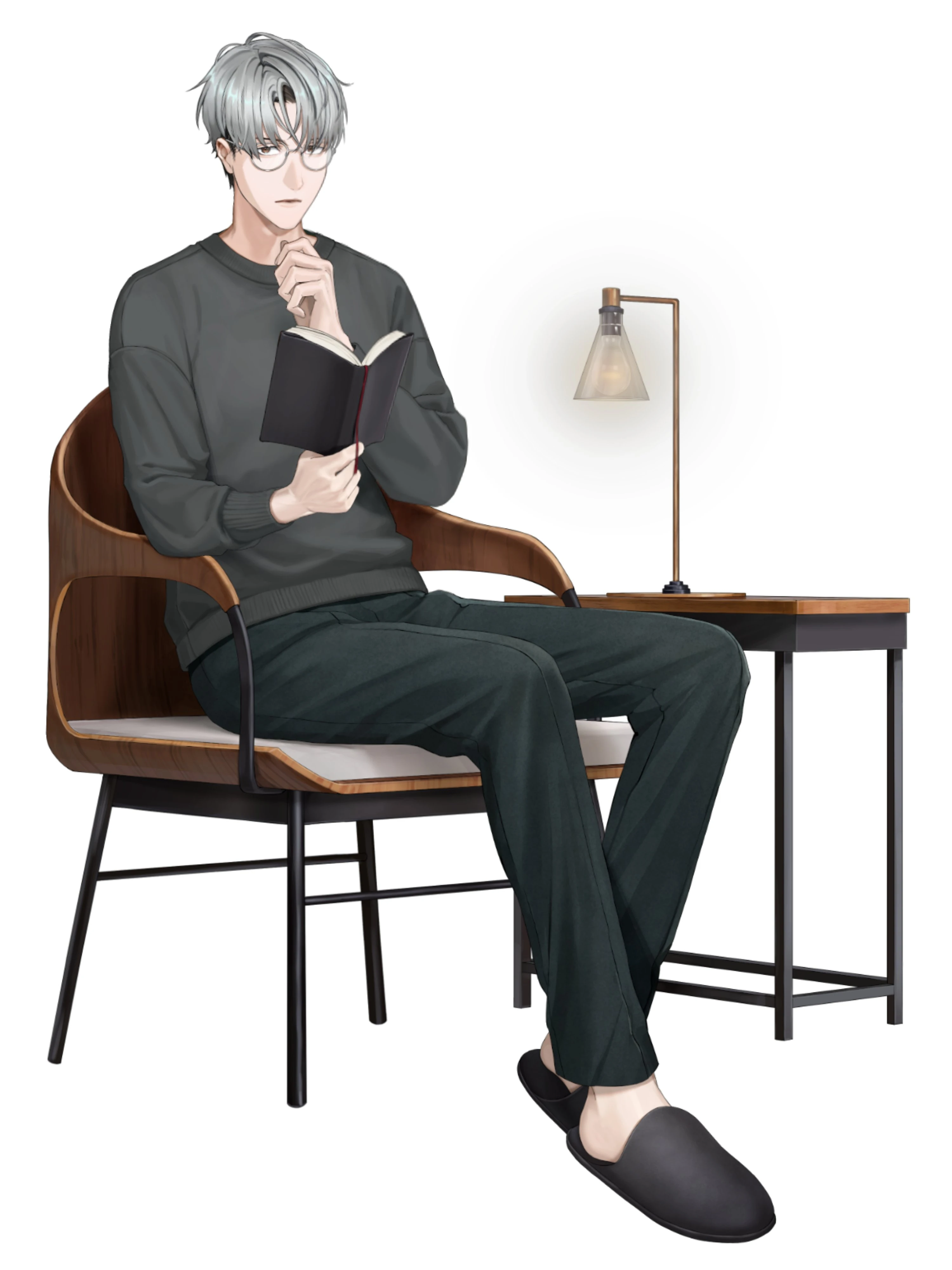 Reading in the Room Outfit (Sitting Down)