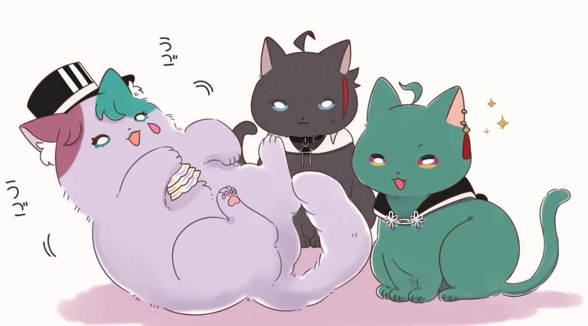 Joe Rikiichi, Ryushen, and Saegusa Akina<br>by Harunpi