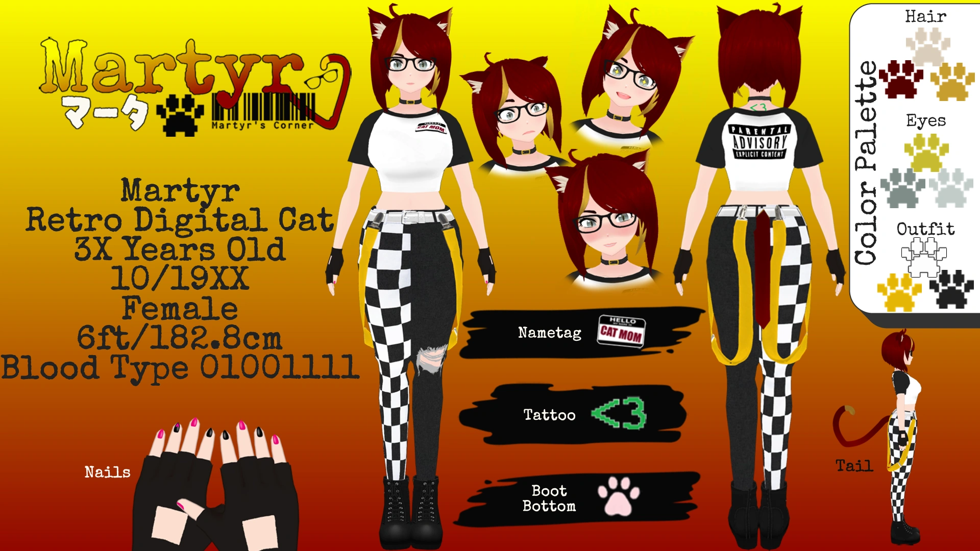 Martyr's 3.5 Reference Sheet