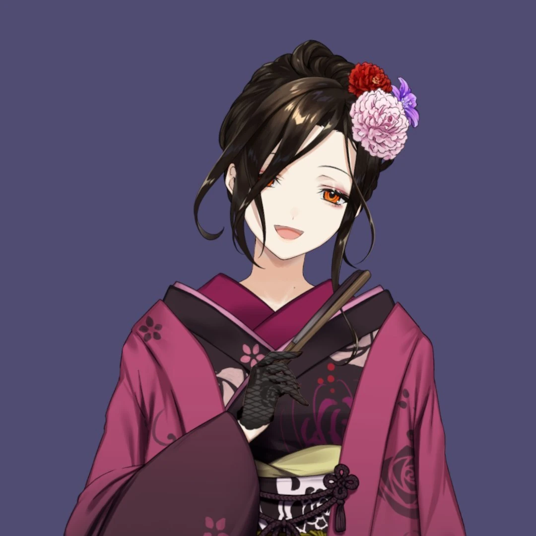 Kimono With Fan Closed