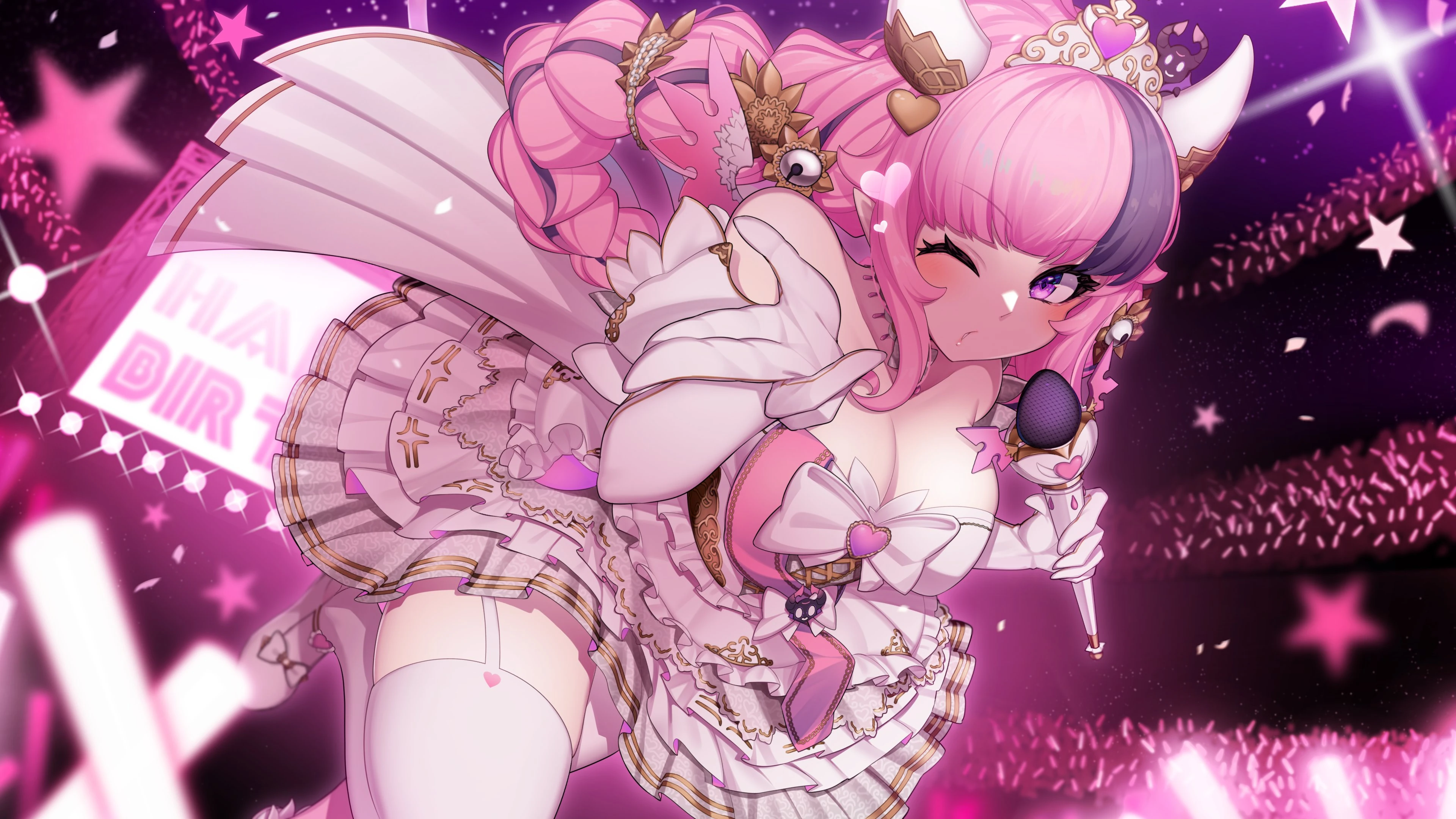 Ironmouse Concert Desk Mat and Poster illustrated by akAgi