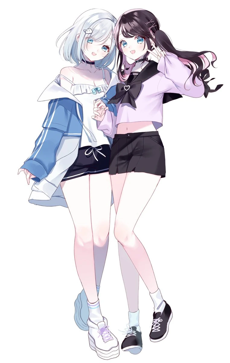 Kaga Sisters by [https://x.com/z3_cut/status/1643986568166932486 Misumi]