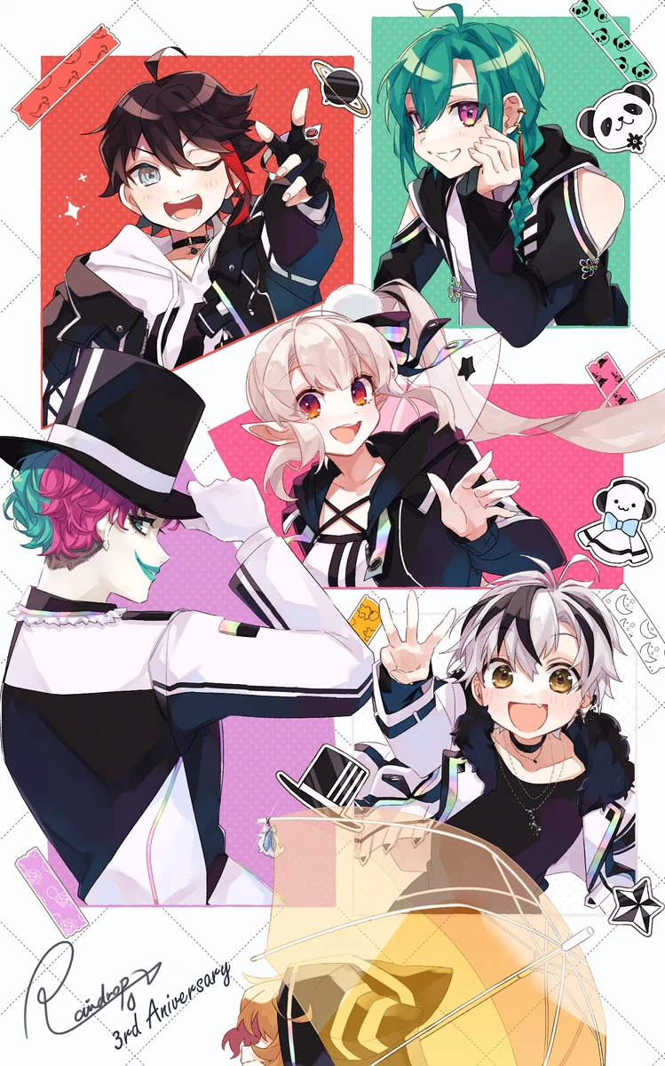 Rain Drops 3rd Anniversary Illustration<br>by Harunpi