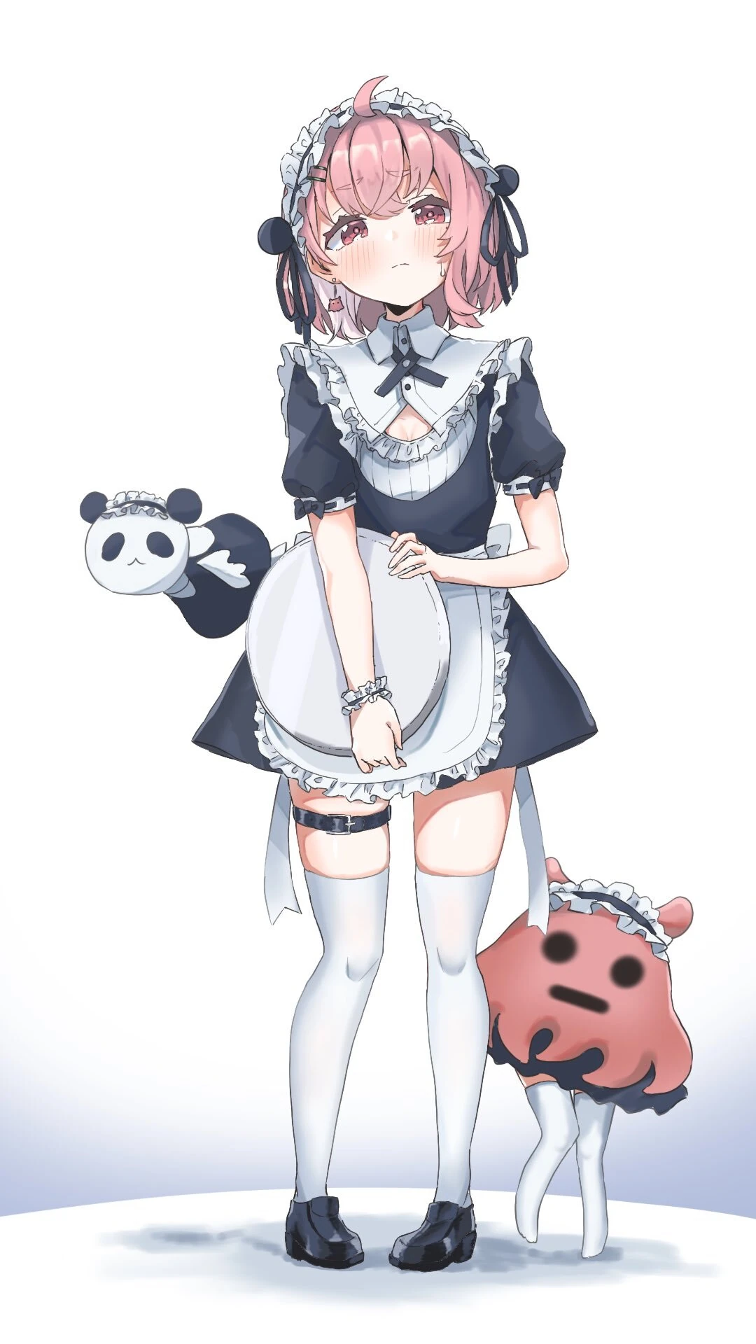 Sasaki Saku × Maid clothes by Soranaki