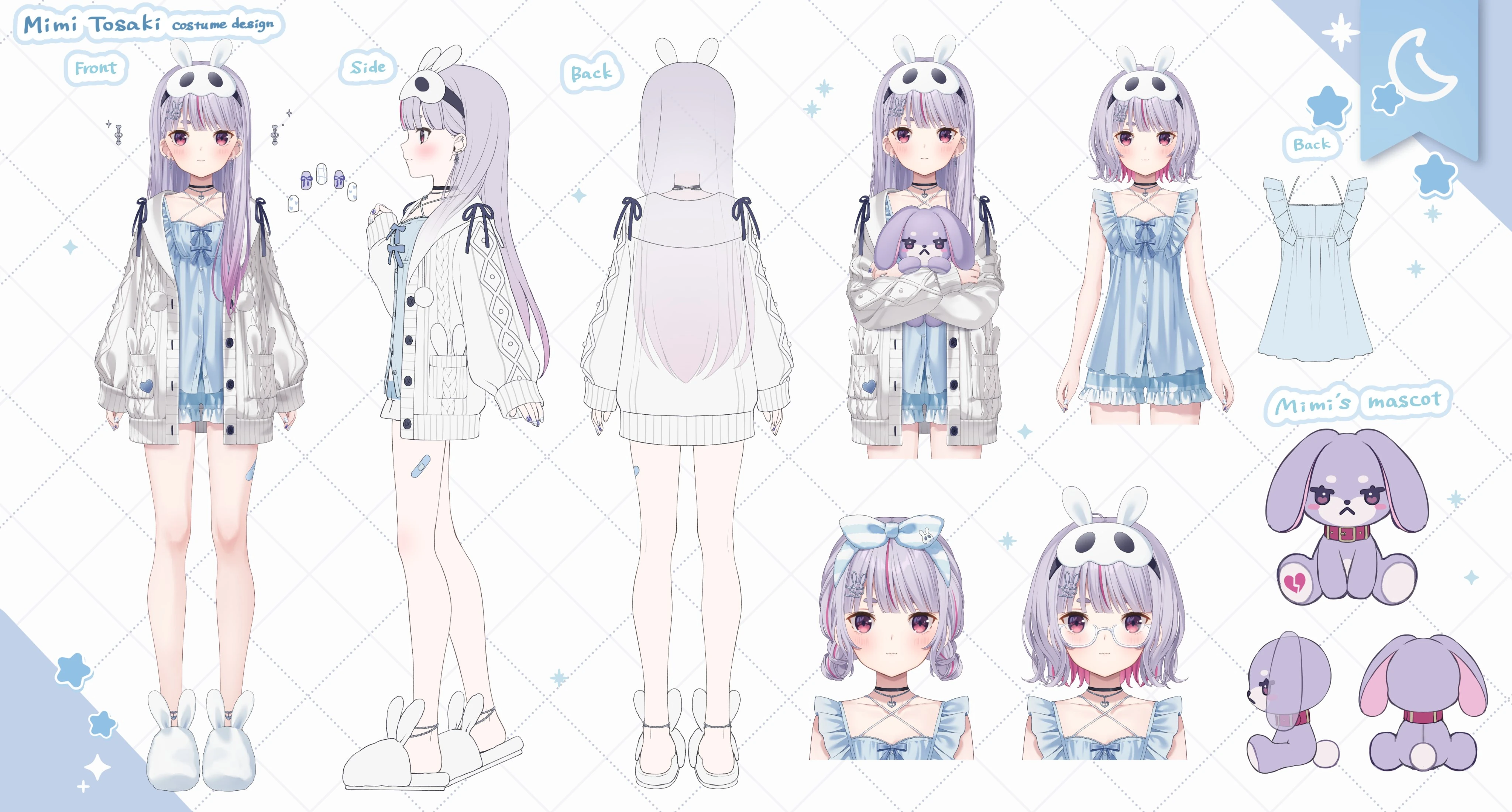 7th Costume Reference Sheet