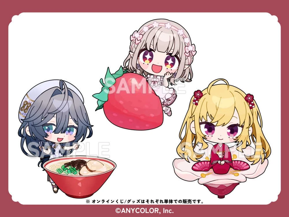 NIJISANJI x Dazzling Place Chibis by Seto