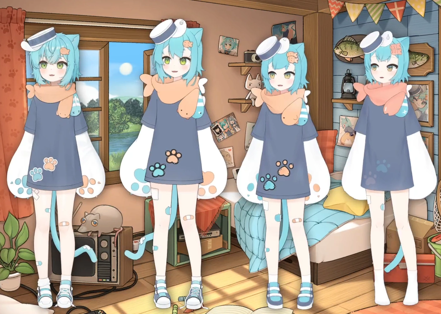 All variations of default model