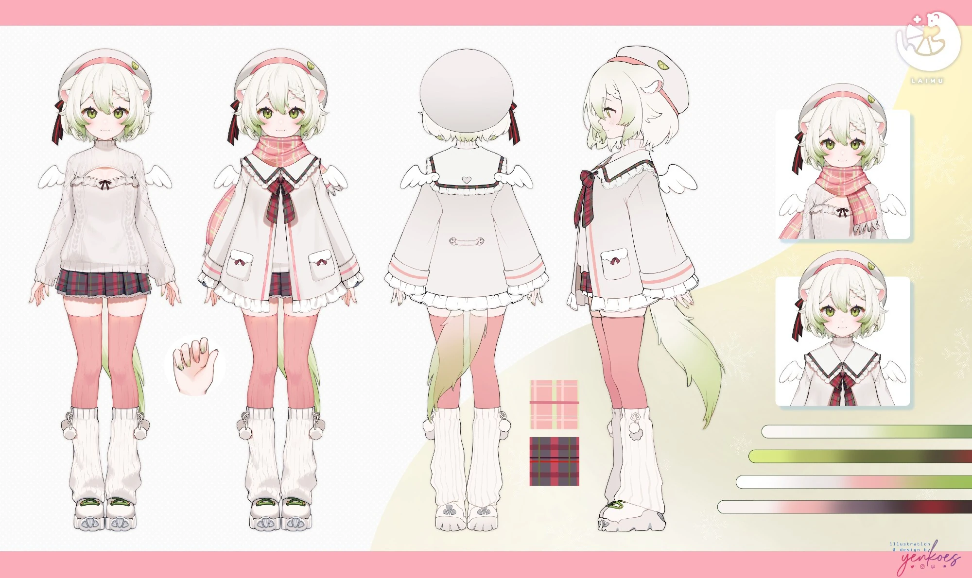 Winter Outfit Reference Sheet