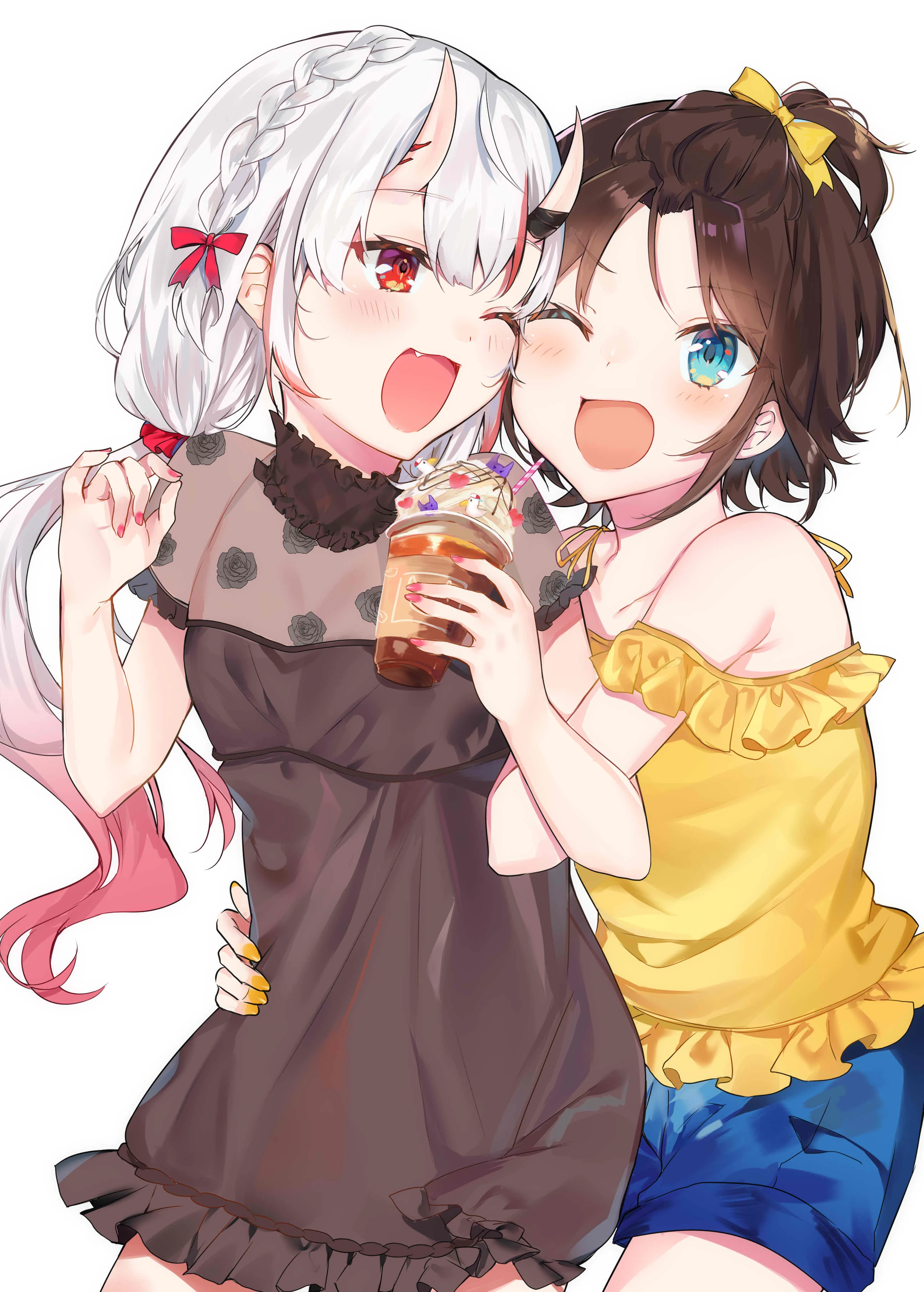 Oozora Subaru and Nakiri Ayame<br>by Kagura Nana