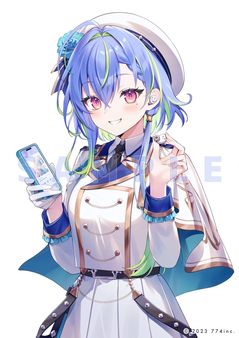 ONKYO x Suzumi Nemo Collaboration Earphones Illustration<br>by [https://x.com/momoshiki/status/1805527099455029312 Momoshiki]