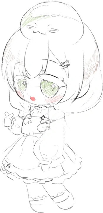 Sketch of chibi model<br>by GumoonJoo