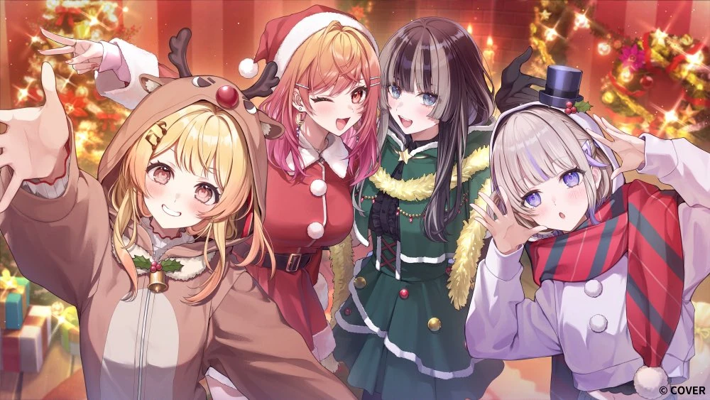 Ring Ring! ReGLOSS Xmas! Event Key Visual by Hitomyan